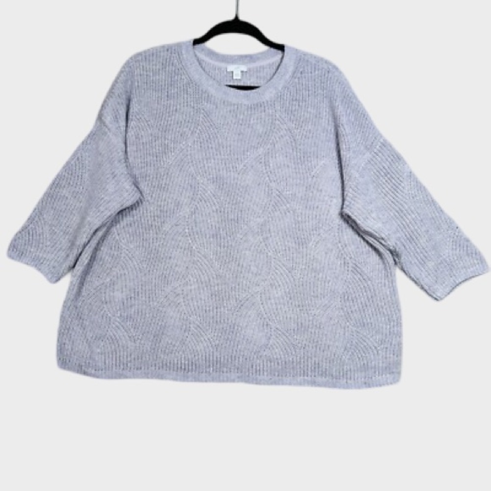J. Jill Faint Lavender Gray‎ Women's Sweater